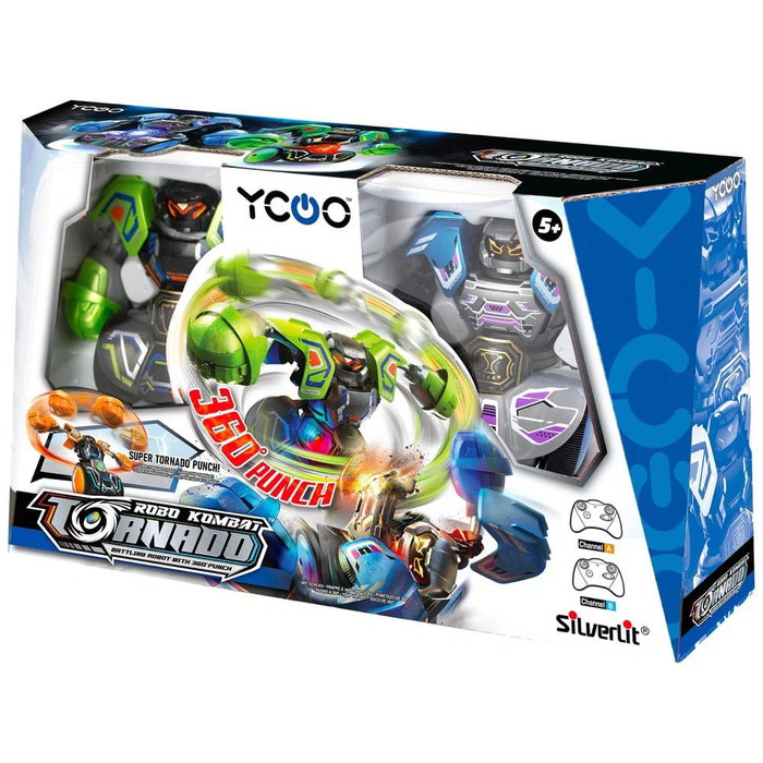 Silverlit Robo Kombat Tornado Robot teledirigido 2er- Set Verde/Azul Silverlit Robo Kombat Tornado Robot teledirigido 2er- Set Verde/Azul