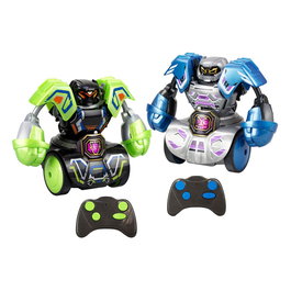 Silverlit Robo Kombat Tornado Robot teledirigido 2er- Set Verde/Azul