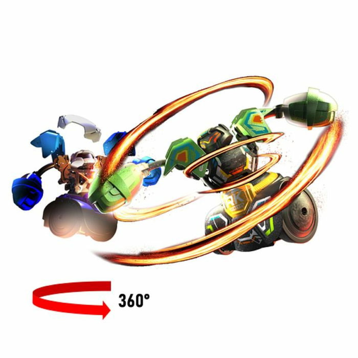 Silverlit Robo Kombat Tornado Battle Set de 2 unidades Verde/Azul