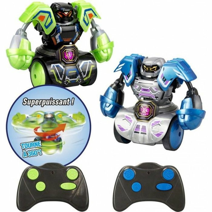Silverlit Robo Kombat Tornado Battle Set de 2 unidades Verde/Azul