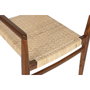 DKD Home Decor Silla de Teca y Ratán Marrón 58x50x86 cm