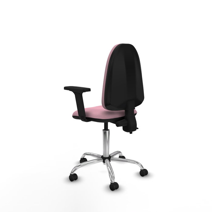 PIQUERAS Y CRESPO Silla de oficina Aýna Rosa con Brazos 2D PIQUERAS Y CRESPO Silla de oficina Aýna Rosa con Brazos 2D