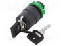 SCHNEIDER ELECTRIC Interruptor Rotativo con Llave Harmony XB5 22mm Negro