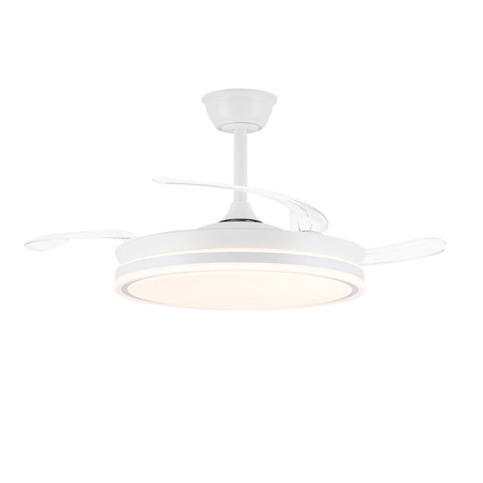 Ventilador de Techo CristalRecord EVO RETRAC Blanco 72 W Ventilador de Techo CristalRecord EVO RETRAC Blanco 72 W