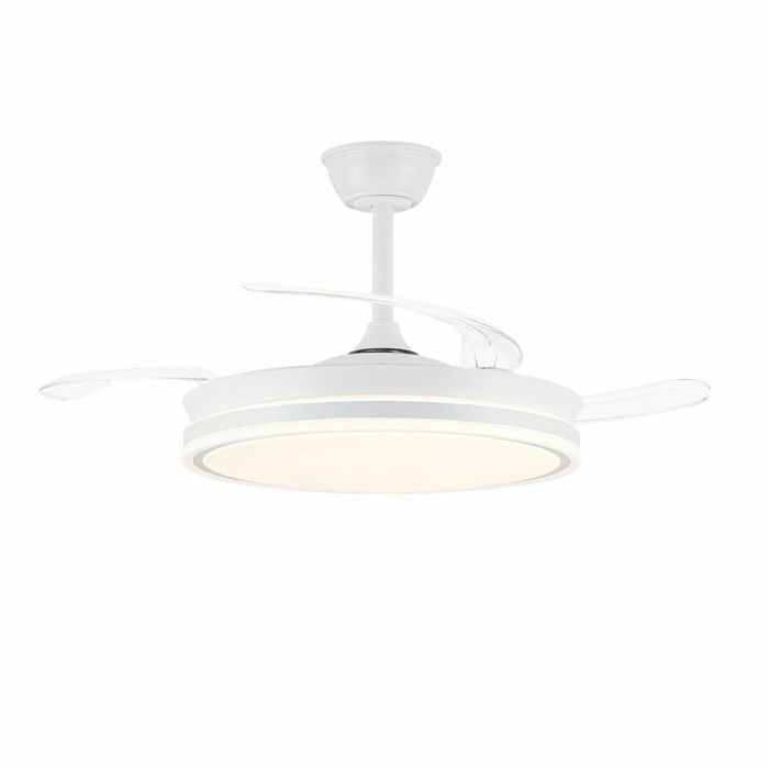 Ventilador de Techo CristalRecord EVO RETRAC Blanco 72 W Ventilador de Techo CristalRecord EVO RETRAC Blanco 72 W