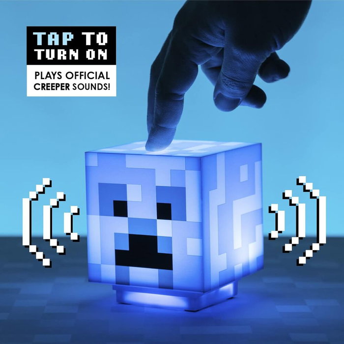 PALADONE Lámpara sonido 3D Charged Creeper Minecraft PALADONE Lámpara sonido 3D Charged Creeper Minecraft