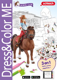 BOOK'N'APP Schleich horse club (Dress & color ME A4)