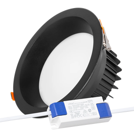 Foco Downlight Circular LED 20W 2.000Lm 4000K Negro