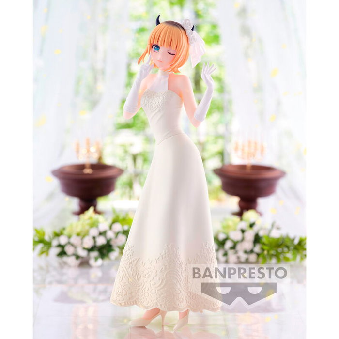 BANPRESTO Figura MeMcho Bridal Dress Oshi No Ko 20cm BANPRESTO Figura MeMcho Bridal Dress Oshi No Ko 20cm