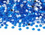 Innspiro Gemas decorativas acrílicas círculo azul 6mm
