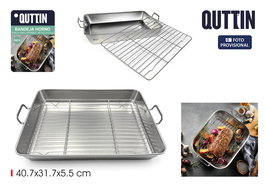 Quttin Bandeja Horno con Grill 40.7 x 31.7 cm (12 Unidades)