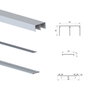 Emuca Kit de herrajes para armario de 2 puertas correderas y cierre suave Placard 90, perfil Vall, espesor 19mm, tableros no incluidos, Anodizado mate