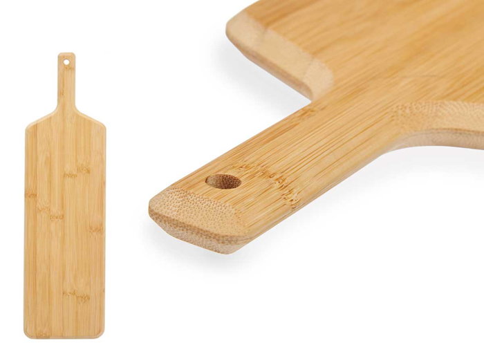 Kinvara Set de 6 Tablas de Aperitivo de Bambú con Mango 50 x 14 x 1,5 cm Kinvara Set de 6 Tablas de Aperitivo de Bambú con Mango 50 x 14 x 1,5 cm