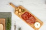 Kinvara Set de 6 Tablas de Aperitivo de Bambú con Mango 50 x 14 x 1,5 cm