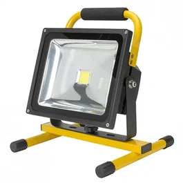 Foco Proyector LED 30W 3000Lm IP65 con Batería Recargable, Autonomía 3h, Alcance 5-12m, Ideal para Emergencias y Obras
