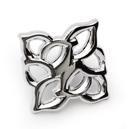 GIUSTI Pomo Zmk Ada 34X34 H22 1A Plata Vieja Acabado Cromo