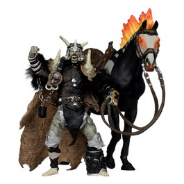 McFarlane Toys Figura Bloodaxe con caballo (Spawn: The Dark Ages) 30th Anniversary Gold Label