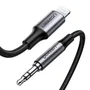 Ugreen Cable adaptador Lightning a Jack 3,5 mm 1 m Plata