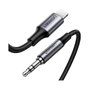 Ugreen Cable adaptador Lightning a Jack 3,5mm 1m Plata