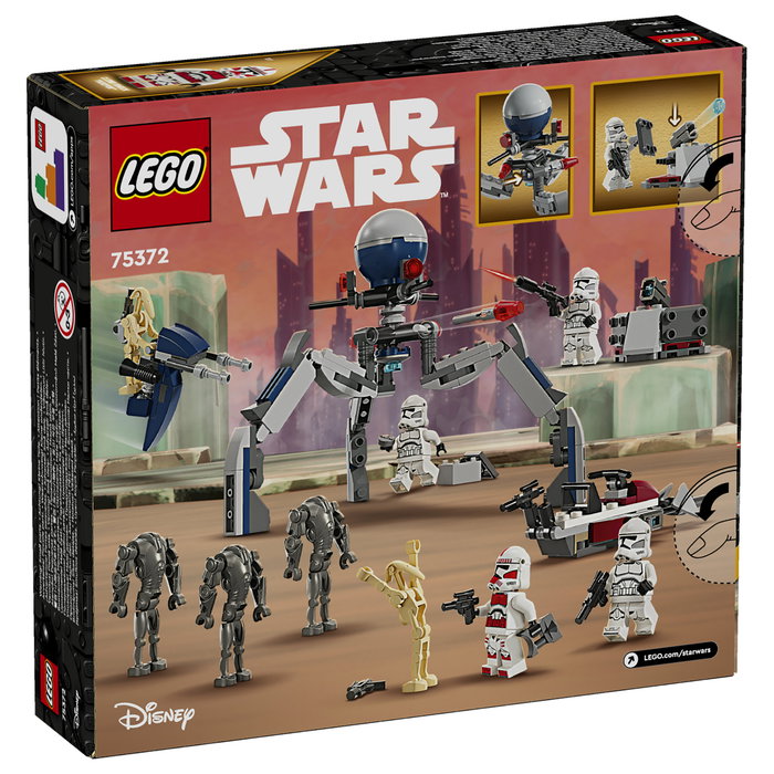 LEGO Star Wars Pack de Combate: Soldado Clon y Droide de Combate 75372 LEGO Star Wars Pack de Combate: Soldado Clon y Droide de Combate 75372