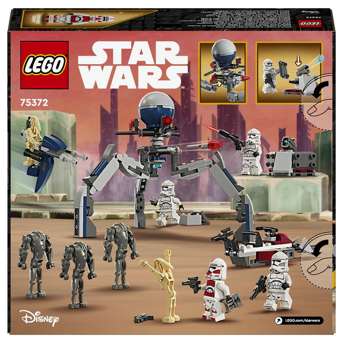 LEGO Star Wars Pack de Combate: Soldado Clon y Droide de Combate 75372 LEGO Star Wars Pack de Combate: Soldado Clon y Droide de Combate 75372