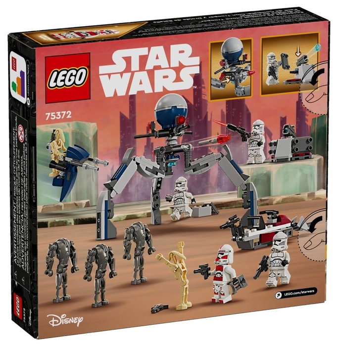 LEGO Star Wars Pack de Combate: Soldado Clon y Droide de Combate 75372 LEGO Star Wars Pack de Combate: Soldado Clon y Droide de Combate 75372