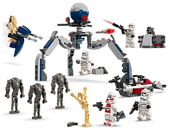LEGO Star Wars Pack de Combate: Soldado Clon y Droide de Combate 75372 LEGO Star Wars Pack de Combate: Soldado Clon y Droide de Combate 75372