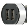 Conceptronic Cargador de Coche Dual USB CUSBCAR2A Plata