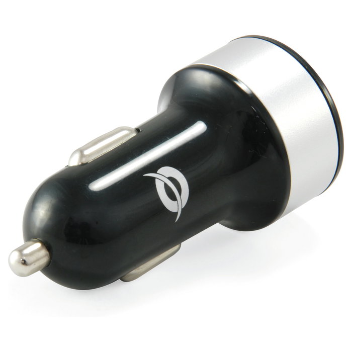 Conceptronic Cargador de Coche Dual USB CUSBCAR2A Plata Conceptronic Cargador de Coche Dual USB CUSBCAR2A Plata