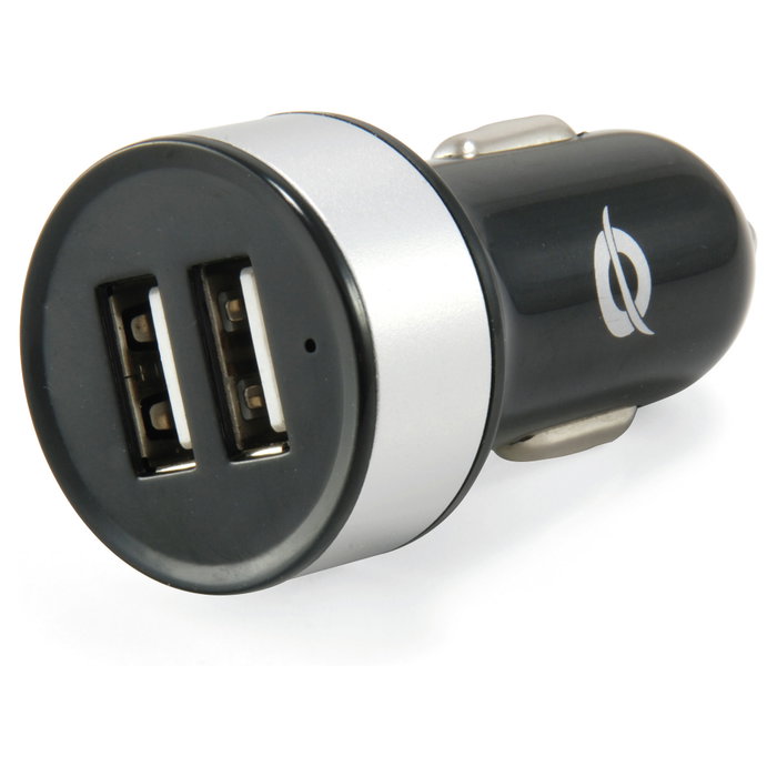 Conceptronic Cargador de Coche Dual USB CUSBCAR2A Plata Conceptronic Cargador de Coche Dual USB CUSBCAR2A Plata