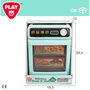 PLAY Mini horno de juguete con vitrocerámica, luz y sonido