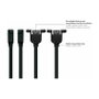 Kabelmeister Extensión USB 2.0 A-A de 0,3 m