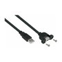 Kabelmeister Extensión USB 2.0 A-A de 0,3 m