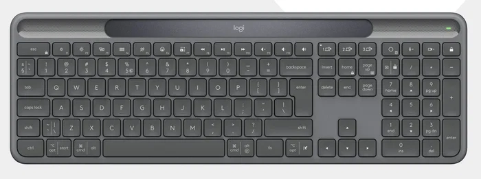 Logitech Signature Slim Solar+ K980 for Business Grafito
