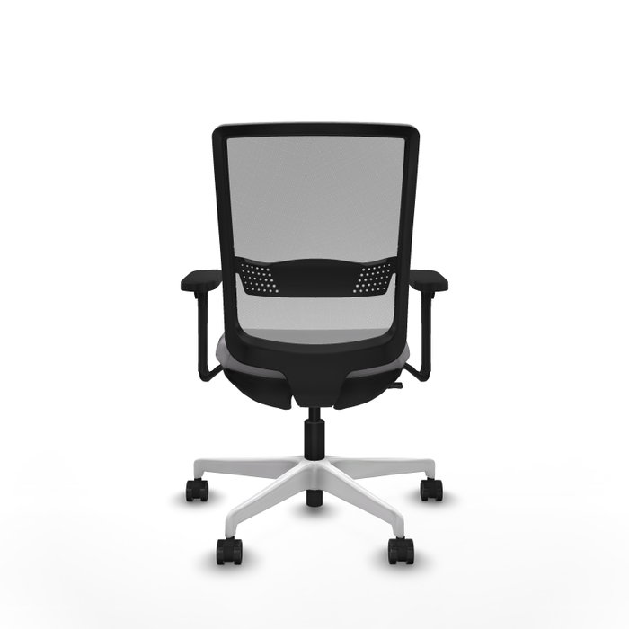 PIQUERAS Y CRESPO Silla de oficina Haches Gris con Brazos 3D PIQUERAS Y CRESPO Silla de oficina Haches Gris con Brazos 3D