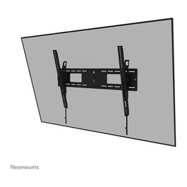 Neomounts WL35-750BL18 Soporte de pared inclinable para TV o monitor de 55" a 98" (2.49m), hasta 125kg, VESA 100x100 a 800x600, Negro