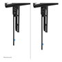 Neomounts WL35-750BL18 Soporte de pared inclinable para TV o monitor de 55" a 98" (2.49m), hasta 125kg, VESA 100x100 a 800x600, Negro