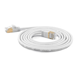 Wantec Patchkabel SSTP CAT7 CAT6a 0,10 m blanco