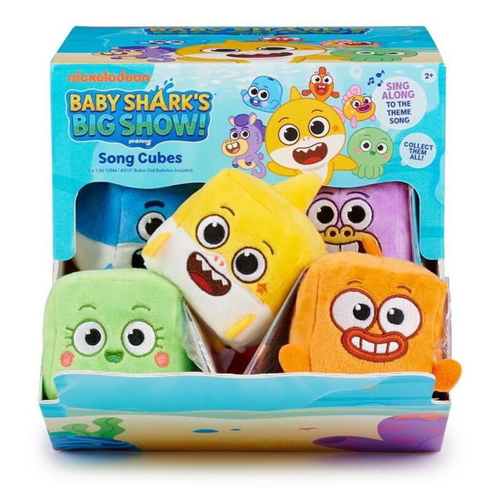 Wowwee Peluches Pequeños Con Sonidos Baby Shark Display 12 Unidades Incluye Baby, Mommy y Daddy Shark Wowwee Peluches Pequeños Con Sonidos Baby Shark Display 12 Unidades Incluye Baby, Mommy y Daddy Shark