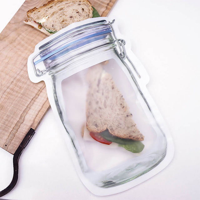 Quttin Set de 4 Bolsas Reutilizables para Alimentos, 10.5 x 32 cm, Bolsas de Almacenamiento (36 Unidades)