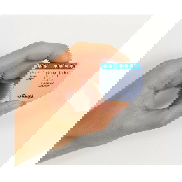 Shelly Plus 0-10V Regulador de Intensidad (Dimmer) Integrado Inalámbrico IEEE 802.11b/g/n, 110-240V, 30-50m de Rango, Color Azul y Gris