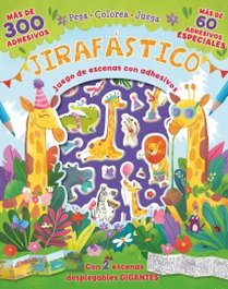 PANINI FONDO, JUEGO ESCENAS CON ADHESIVOS JIRAFASTICO (LIBRO FOAM)
