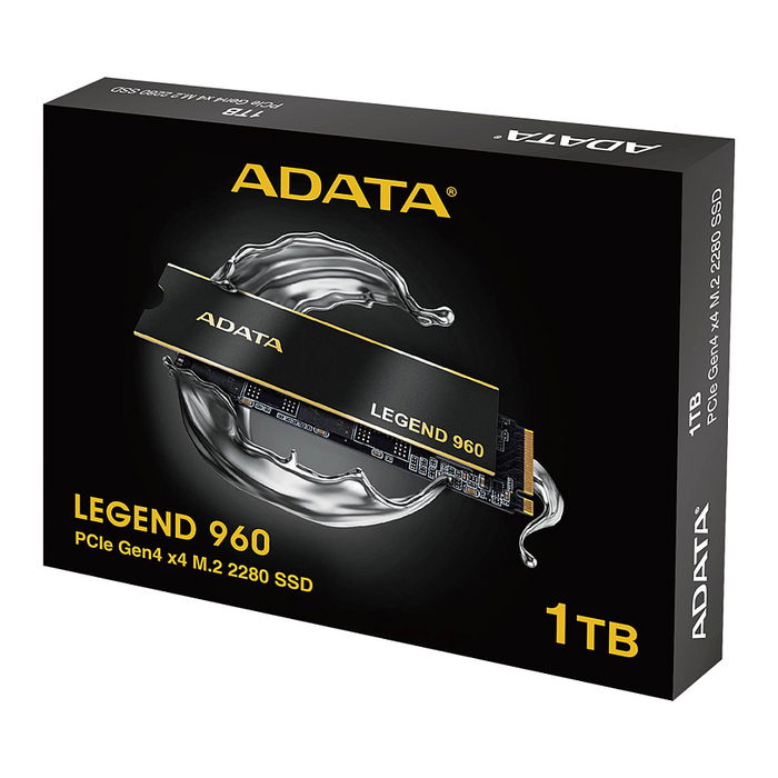 ADATA LEGEND 960 SSD 1TB M.2 PCIe Gen4 x4 NVMe - Velocidad Lectura 7400 MB/s y Escritura 6000 MB/s, para PC, Portátil o PlayStation 5