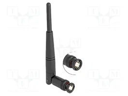 DeLOCK Antena WiFi 2,4 GHz 90737 con conector BNC y 2 dBi