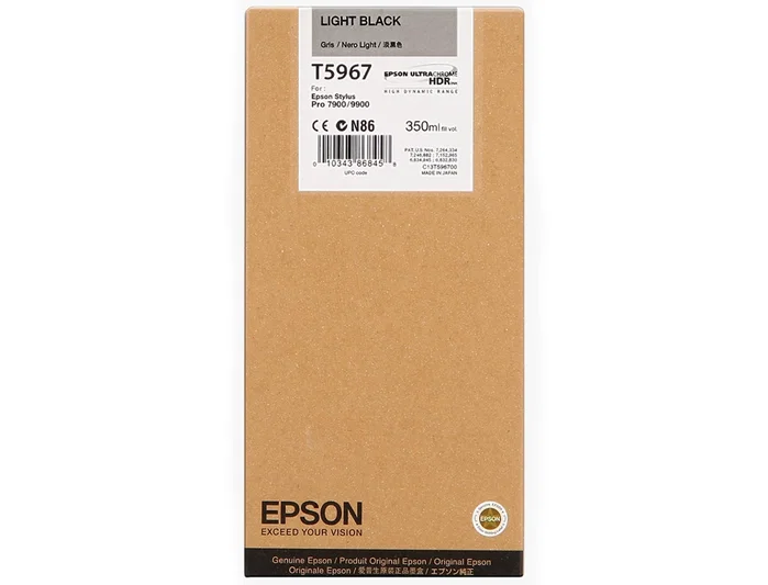 Epson T5967 Cartucho de tinta Negro claro 350 ml