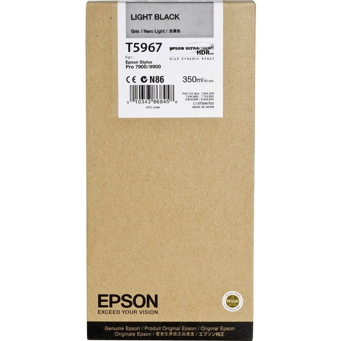 Epson T5967 Cartucho de tinta Negro claro 350 ml