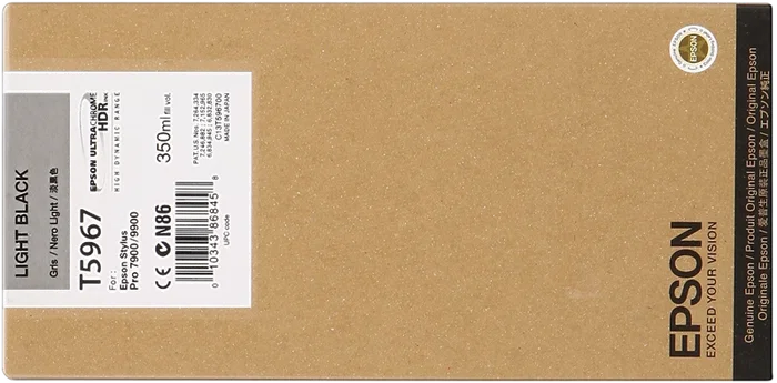 Epson T5967 Cartucho de tinta Negro claro 350 ml