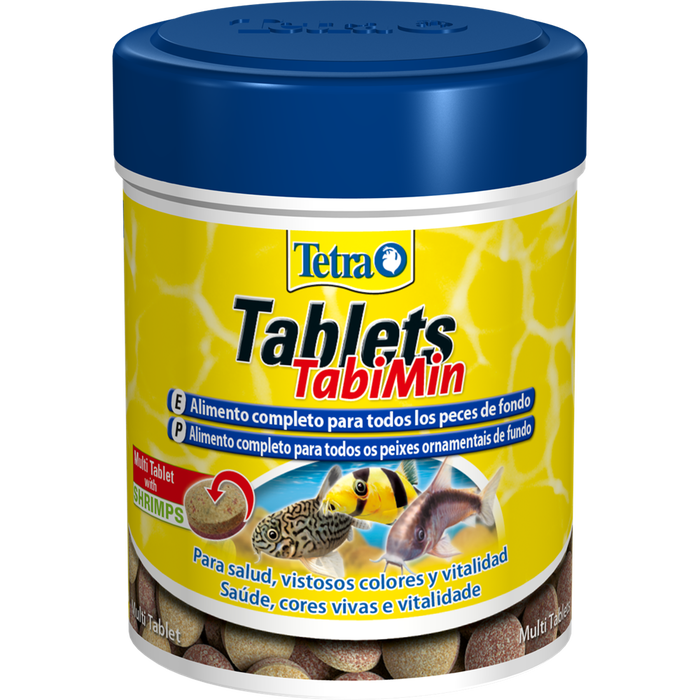 Tetra Tabimin 120 Tabletas para Nutrición Óptima de Peces de Fondo y Huidizos