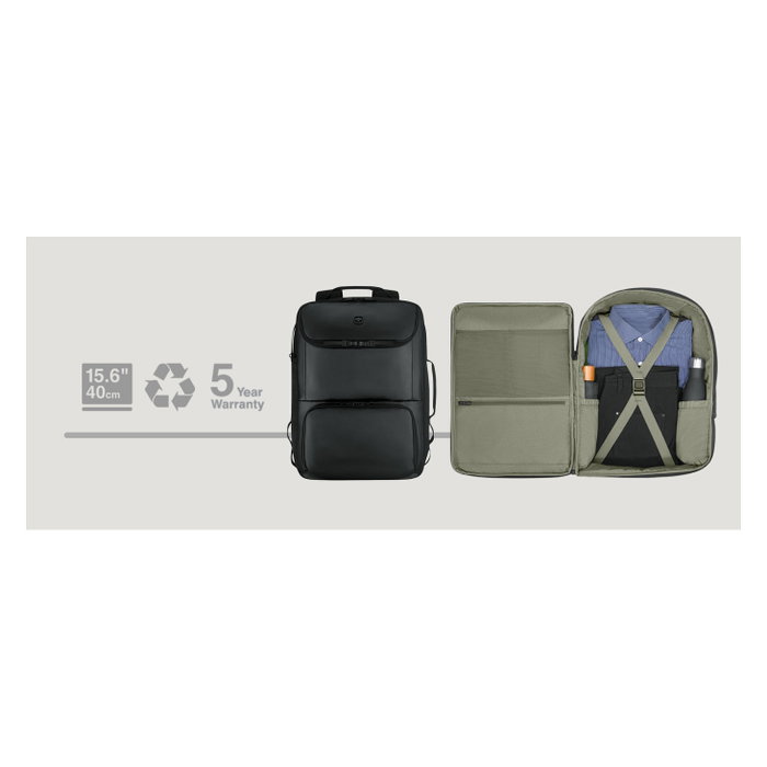 Wenger UrbanOne Travel 15,6 pulg. Mochila de viaje Negro Wenger UrbanOne Travel 15,6 pulg. Mochila de viaje Negro