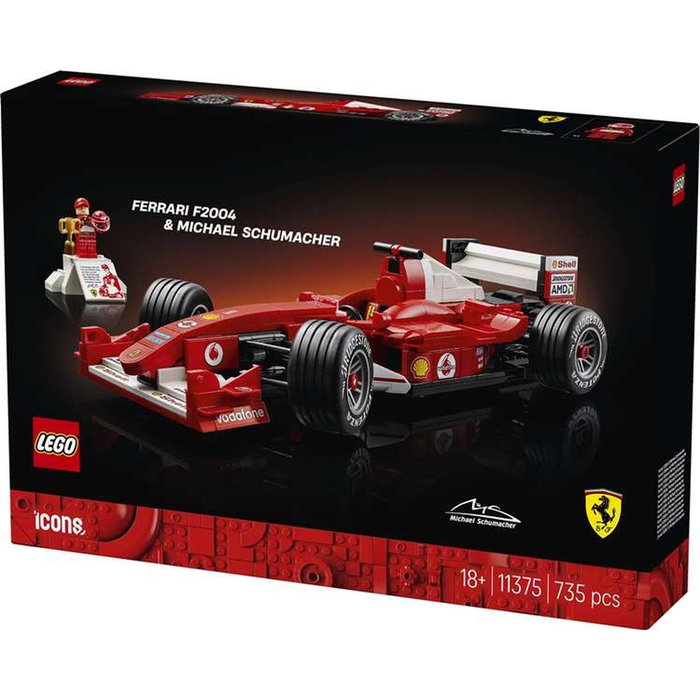 LEGO Icons Ferrari F2004 y Michael Schumacher 11375